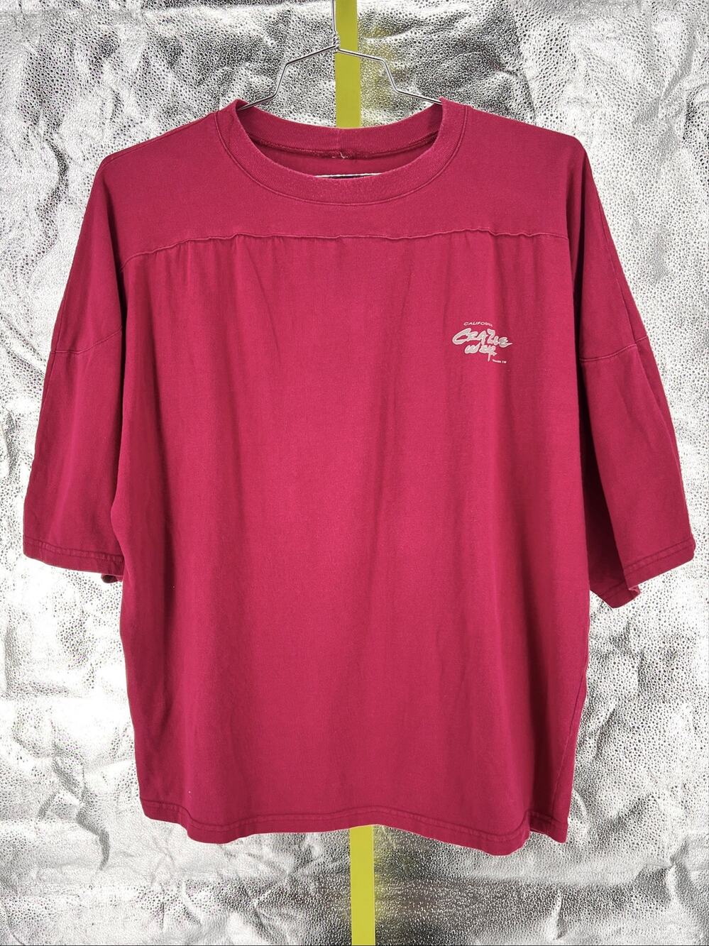 90s California Crazee Wear Shirt Vintage 1990s Magenta
